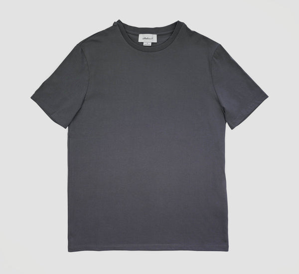 WHEELERS BASIC TEE -  Ash